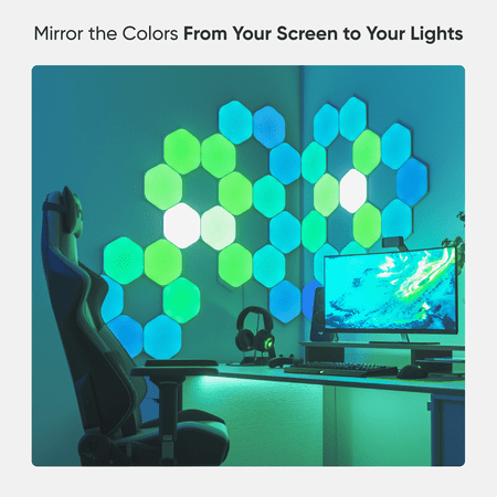 Nanoleaf - Shapes Hexagons Expansion Pack (3 Panels) - Multicolor