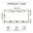 thumbnail image 6 of Watercolor Meadow Flowers and Daisies License Plate Frames for Women Men Car Plate Holder Cover Metal Tag Aluminum Car Accessories Front Rear Plate Decor, 6 of 6
