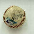 thumbnail image 5 of Randy Johnson First No Hitter Signed Game Used Baseball 6-2-1990 Beckett  MEARS, 5 of 9