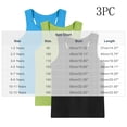 thumbnail image 3 of Yertdoel Girls Tank Tops 3 PC Kids Solid Crew Neck Sleeveless Undershirts Casual Athletic Tank Tops for Boys Girls, 1-13 Years, 3 of 9