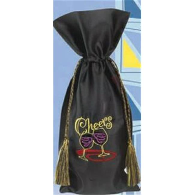 Joann Marie Designs IBTEMB2 Embroidered Wine Bag Cheers Pack of 12