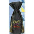 thumbnail image 1 of Joann Marie Designs IBTEMB2 Sac à Vin Brodé - Cheers Lot de 12, 1 of 1
