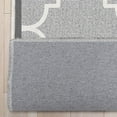 thumbnail image 4 of Well Woven Custom Size Runner - Choose Your Length - Brooklyn Trellis Custom Length Geometric Flatweave 27 in. x 40 ft. Runner Grey, 4 of 7