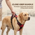 thumbnail image 3 of BUVUB Dog Harness - No Pull Adjustable Pet Vest with Reflective Strips Easy Control Handle and Breathable Mesh for Small Medium and Large Dogs - Large,Red, 3 of 7