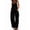 Black, variant on Corduroy Overalls for Women Wide Leg Bib Pants Adjustable Romper Jumpsuit with Pockets Beige L