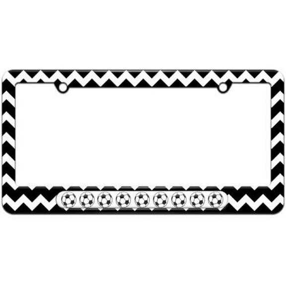 Soccer Balls, Sports License Plate Tag Frame, Multiple Colors