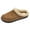 Brown, variant on Men's Slippers Fuzzy House Shoes Memory Foam Slip On Clog Plush Wool Fleece Indoor Outdoor Coffee, Size 6-7