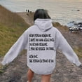 thumbnail image 5 of YUELONGHU Women Casual Hoodie Long Hoodies for Women Zip up Purple Hoodies for Women Word Graphic Sweatshirts for Women Hoodie Sweatshirts Preppy Clothes Long Sleeve Sweatshirt Tops Xxl, 5 of 7