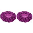 thumbnail image 1 of Shisuyan 2Pack Bathing Cap Waterproof Simulated Silk for Women's Beauty Routine, 1 of 9