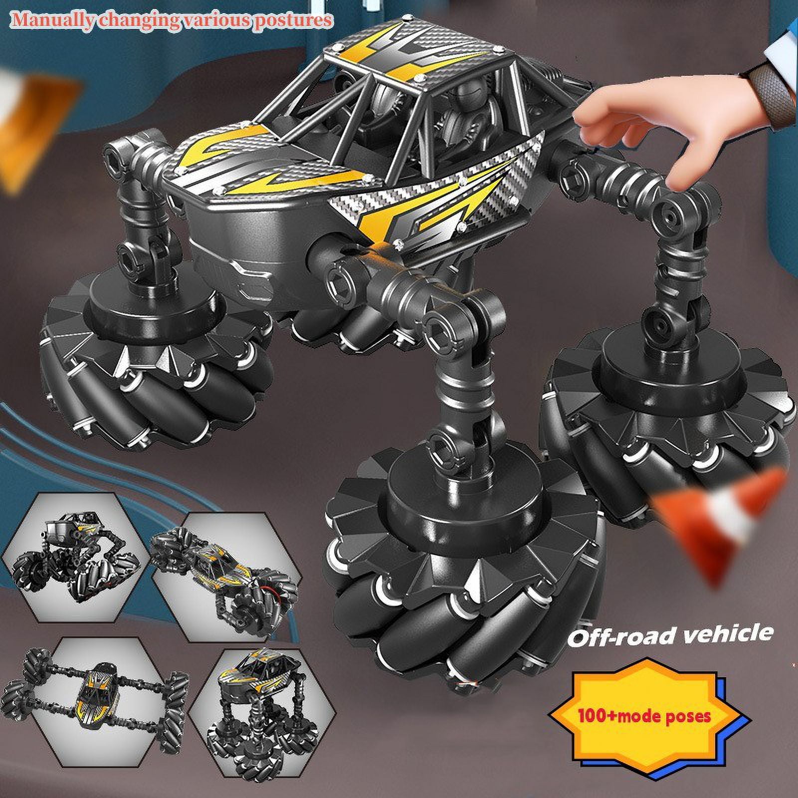 2.4GHz RC Stunt Car for Kids - 360 Flips & Drifts, Double-Sided Tumbling Remote Control Toy (Boys/Girls Age 8+)