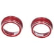 thumbnail image 5 of 2 Piezas de Aire Acondicadado El Interruptor de Audio Anillos de Las Perillas Tocs Decretación Roja para 2020, 5 of 7