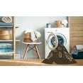 thumbnail image 2 of Ahgly Company Machine Washable Indoor Round Transitional Night Red Area Rugs, 6' Round, 2 of 7