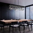 thumbnail image 6 of Rectangular Chandelier 8 Light Metal-Bronze Finish Bailey Street Home 79-Bel-3109348, 6 of 10