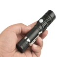 thumbnail image 1 of Linterna LED recargable por USB, linterna de 600 lúmenes, resistente al agua IP65, 4 modos de luz, linterna con zoom para el hogar, camping, senderismo, emergencia (batería ZefeiWu 8390614330641, 1 of 1