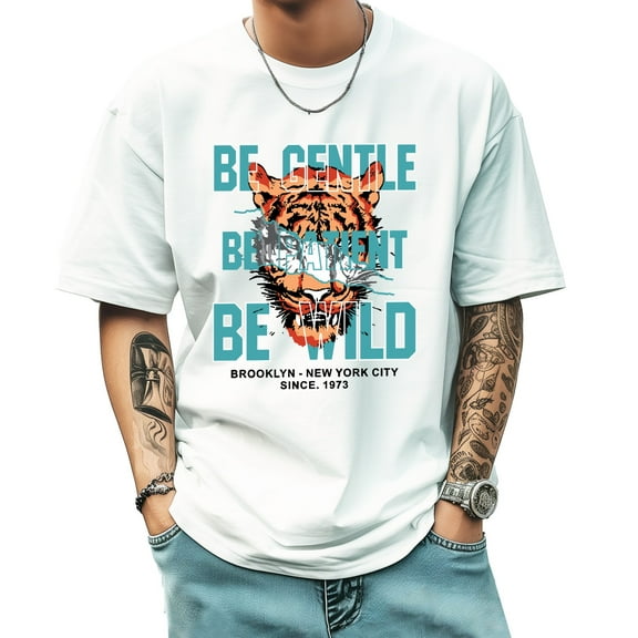 Men's Short Sleeve Graphic T shirt Collection Summer New Trend Sports Shirt Select