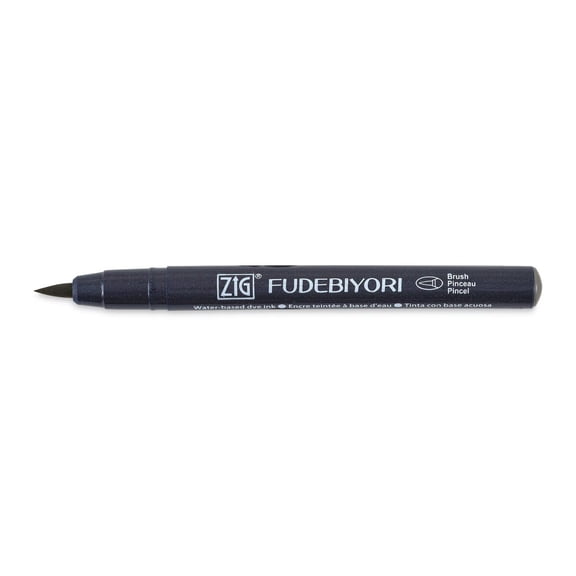Zig Fudebiyori Brush Pen - Gray Brown