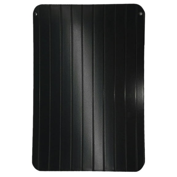 ELAYARD Black Meat Thawing Board Aluminum Defrosting Plate for Steak Chicken Pork Convenience