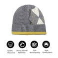 thumbnail image 3 of Gorro de pescador corto con puños de punto de lana para hombres y mujeres, gorros cálidos de invierno, 3 of 6