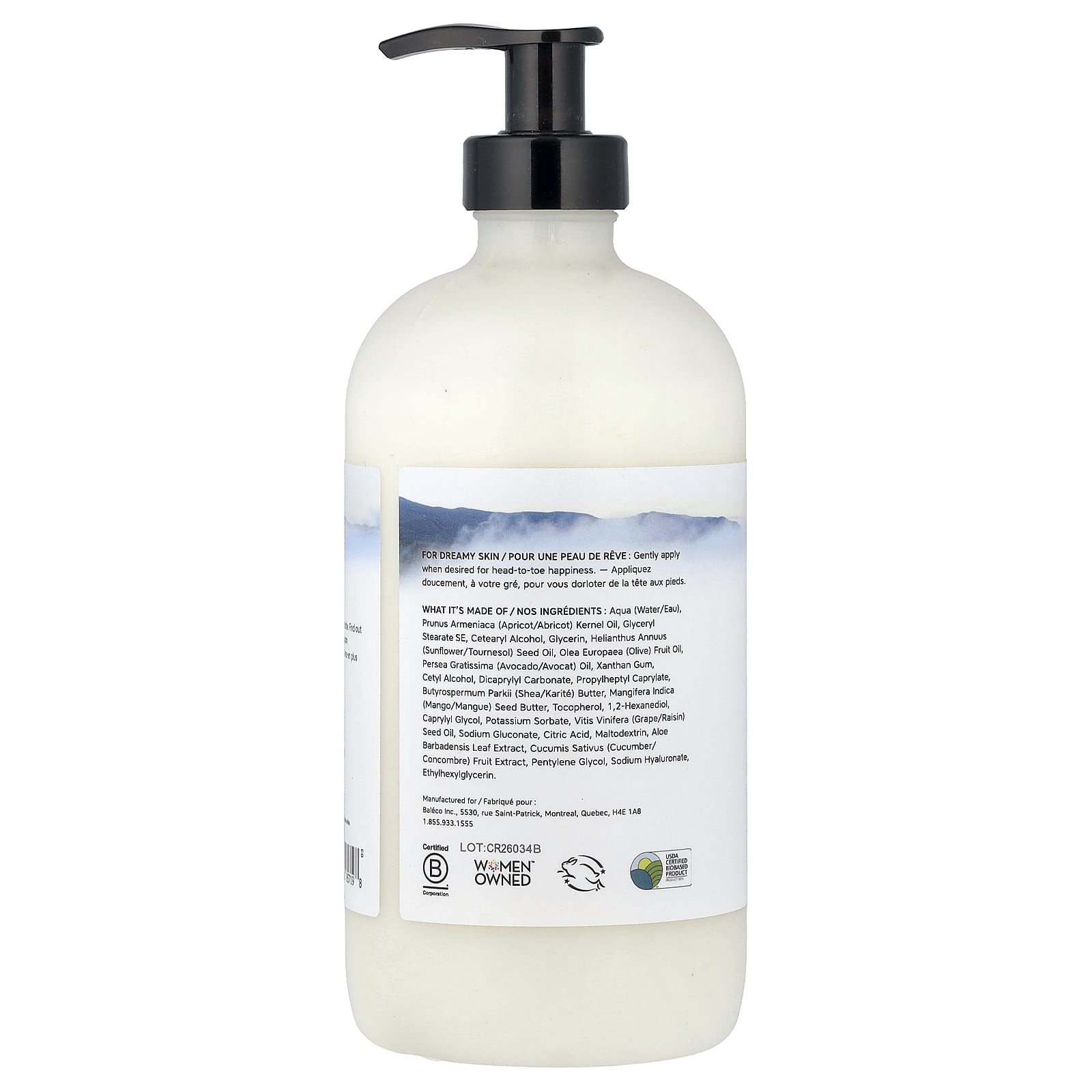 The Unscented Company Hands + Body Lotion, Fragrance Free, 16.9 fl oz (500 ml)
