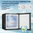 thumbnail image 6 of Auseo 1.1 Cu ft Reversible Door Compact Upright Freezer Energy Efficient, Perfect for Home, Office, or Dorm, Silver, 6 of 6