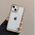 thumbnail image 1 of Funda de acrílico transparente HD para iPhone 14 13 12 11 Pro Max XR X XS 7 8Plus SE Mini lujo a prueba de golpes color gelatina suave marco duro cubierta Tan Jianjun unisex, 1 of 2