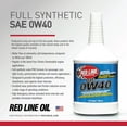 thumbnail image 6 of Red Line 11104 SAE 0W40 Fully Synthetic Motor Oil - 1 Quart, 6 of 6