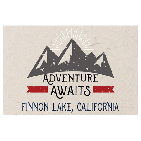 

Finnon Lake California Souvenir 2x3 Inch Fridge Magnet Adventure Awaits Design