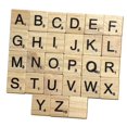 thumbnail image 4 of Set de 100 piezas de de la Scrabbles Número Manualidades Inglés Palabras Bloque Educativo Puzzle Juguete Baoblaze Rompecabezas de bloques de madera, 4 of 8