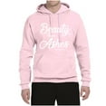 thumbnail image 2 of Wild Bobby, Beauty From Ashes Isaiah 61:3 Inspirational/Christian Unisex Graphic Hoodie Sweatshirt, Light Pink, Medium, 2 of 5
