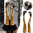 thumbnail image 4 of Prótesis Decorativas de Bruja para Halloween | Poste Telescópico | Resistente a La Intemperie (38 X 10 Cm) | Decoración Espeluznante para Fiestas En El Jardín, Interiores y Exteriores | Decoración Co, 4 of 6