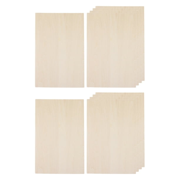 X5 Balsa Wood Sheets Wooden Plate 200*100*1.5mm For House Ship Craft Model  DIY #