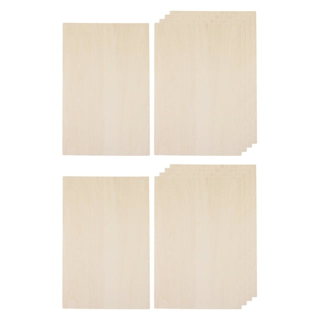 20 Pcs Planche Fine en Bois de Balsa pour Bricolage Aéronautique