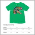 thumbnail image 5 of Tee Hunt Colorful Raptor Youth T-Shirt Dean Russo Neon Dinosaur Pattern Kids, Green, Large, 5 of 5