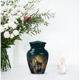 thumbnail image 7 of JAGASY Elephant Urn for Ashes Adult Male - Green Handmade Small Urn for Ashes for Women - Keepsake Cremation Urns for Mother - River Tree Decorative Urns for Mom & Dad - (3 Inch), 7 of 7