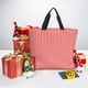 thumbnail image 4 of Easygdp Red And White Stripes Bolsa Tote para Mujer, Bolso de Hombro para Trabajo, Playa, Viajes, Compras y Supermercado, 4 of 5