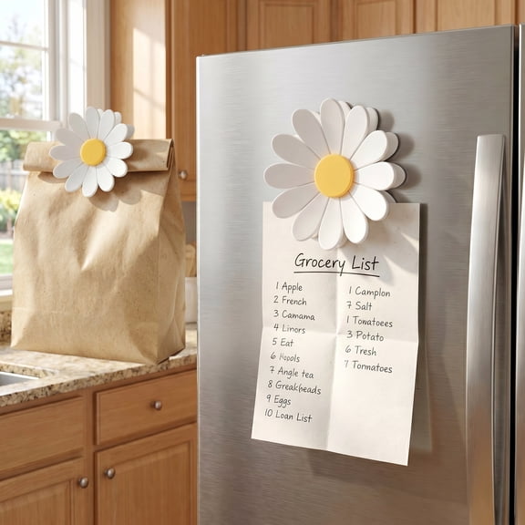 Cherry-Shaped Magnetic Food Clip & Fridge Magnet,3D Chip Clips for Snack Bag Storage and Kitchen Office Organizer