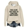 thumbnail image 1 of WEAIXIMIUNG Sweat à Capuche Zippé pour Femmes, Sans Capuche, Décontracté, Manches Longues, Imprimé Graphique, avec Cordon de Serrage, 1 of 4