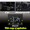 thumbnail image 6 of Anti Scratch Reflective Stickers,20 Pcs Car Wheel Decorative Stripe Stickers,Night Safety Warning Stickers for Motorcycles,Bicycles,Cars,Auto Decals Exterior Fluorescent Accessories,Green, 6 of 7