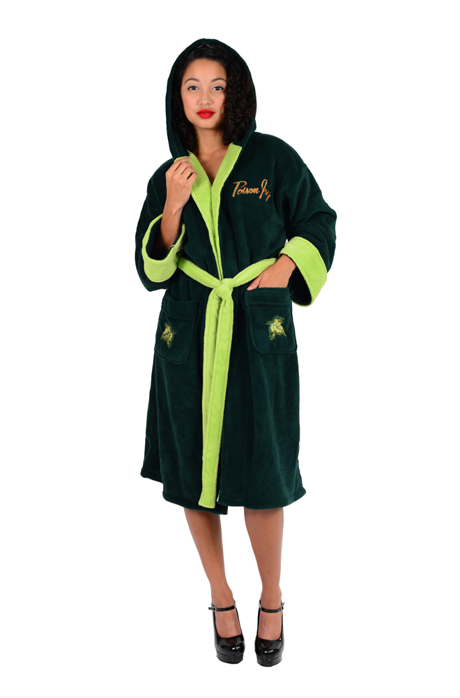 Black Widow Ladies' Fleece Robe Black, L/XL Price Tracking