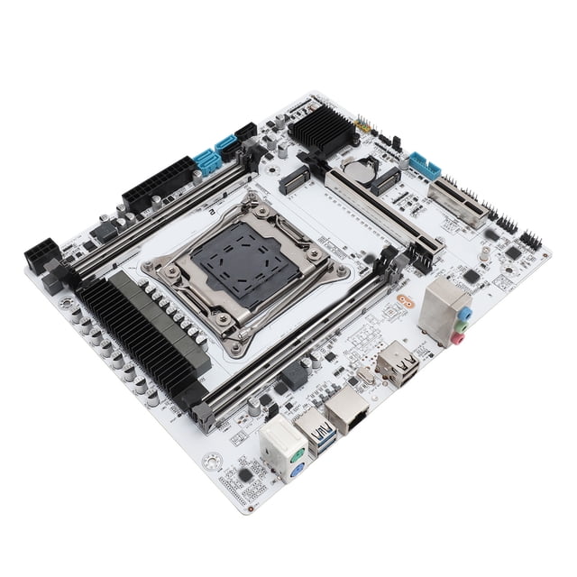 Placa Base DDR4, 4x DDR4 Estable 2x USB2.0 SATA2.0 Placa Base X99S D4 PLUS PCIE 3.0 X16 Resistente Al Calor Para CPU Para Escritorio