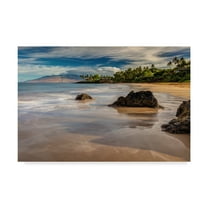 Trademark Fine Art 'Secret Beach Maui' Canvas Art by Pierre Leclerc