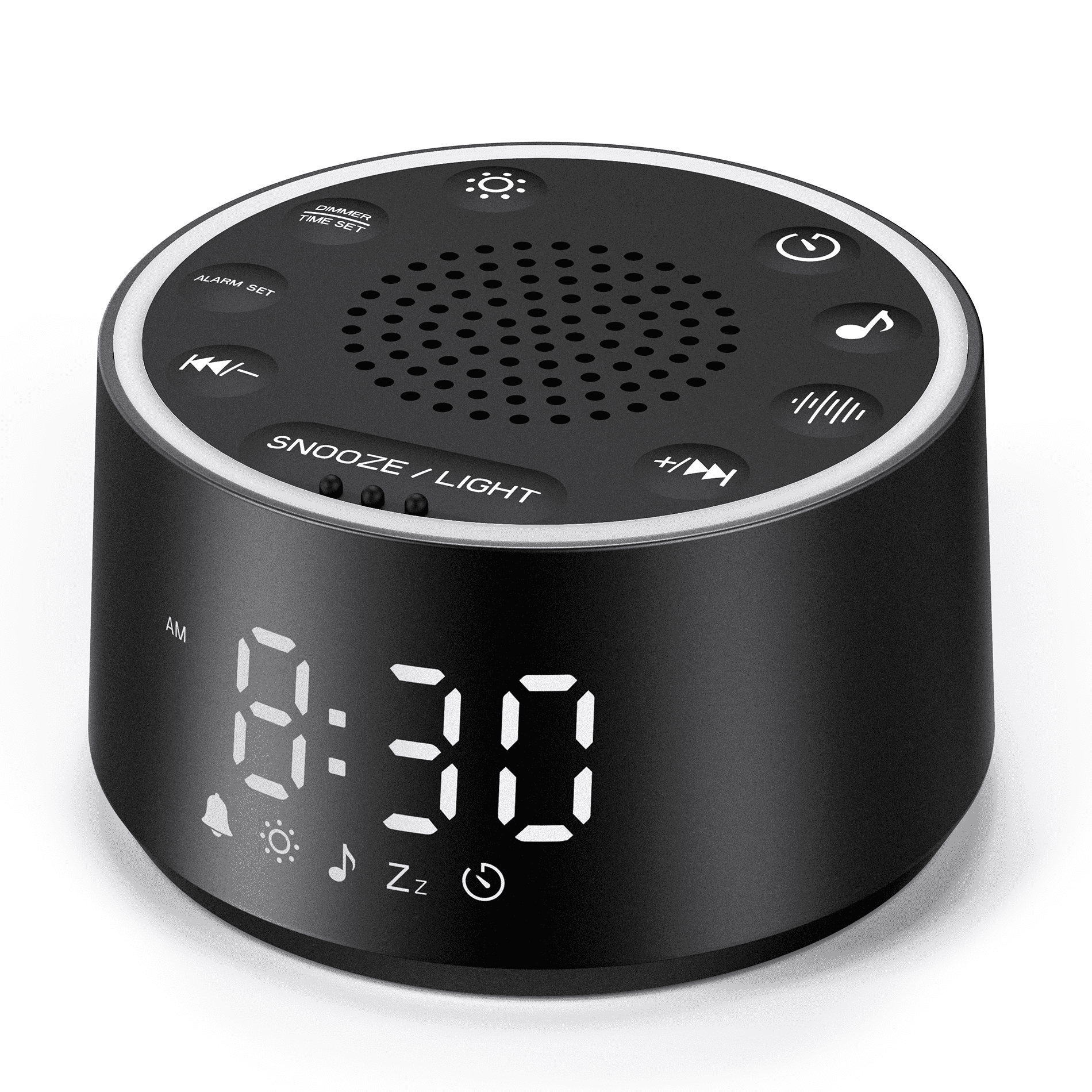 Dreamegg Digital Alarm Clock, Sound Machine Alarm Clock for Bedroom, 25 Sounds, 7 Gentle Alarms Dreamegg Digital Alarm Clock, Sound Machine Alarm Clock for Bedroom, 25 Sounds, 7 Gentle Alarms - b