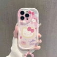 thumbnail image 3 of Funda de teléfono Helado para Hello Kitty para iPhone 14 13 12 11 ProMax 7 8 plus xs bonita funda móvil anticaída de dibujos animados para mujer, 3 of 4