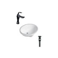 thumbnail image 1 of DROP Bath and Kitchen DR091175 Undermount Bathroom Sink Set, 1 of 4