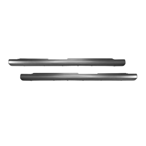 KarParts360 For GMC Sierra 1500 2007-2013 Rocker Panel Driver And Passenger Side | Pair | Slip-On Style | 4-Door | Crew Cab Model