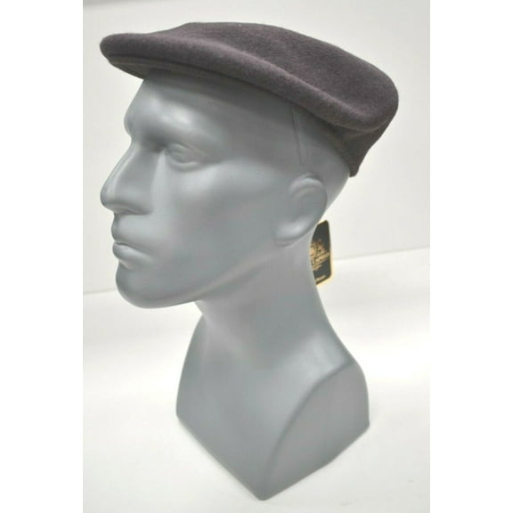 Mens Bruno Capelo Brown Ivy Cap 100% Wool Hat