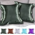 thumbnail image 1 of Funda de almohada de seda simulada para el cabello y la piel | Tacto suave y satinado | Suave con la piel sensible | Reduce las puntas abiertas | Color sólido | Resistente a la decoloración, 1 of 7