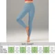 thumbnail image 3 of Pantalones de yoga de verano nuevos, mallas deportivas de cintura alta y cadera, pantalones de fitness de abdomen color piel de alta elasticidad, 3 of 5