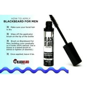 Blackbeard for Men Instant Beard Color – All Day Beard, Mustache, Eyebrow, and Sideburns Color – Temporary, Hypoallergenic Beard Dye Alternative – Up to 45 applications – Brown/Auburn, 1 Pack