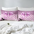 thumbnail image 4 of Erosebridal High Heels Bowknot Bed Sheets Set Queen Size,Bling Crystal Bedding Sets Queen Size,Super Cozy Queen Sheet Sets,Glitter Decoration,4-Piece, 4 of 7